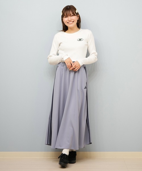 adidas スカート adidas/アディダス フレアスカート 3ストライプ