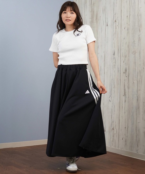adidas アディダス　オリジナルス　3ストライプ　フレアスカート adidas スカート adidas/アディダス フレアスカート 3ストライプ