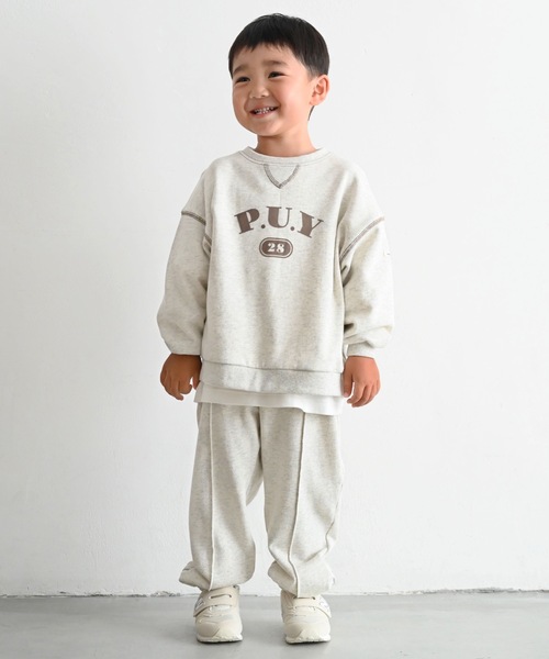 PUPPAPUPO（プッパプーポ） パンツ ピンタック ジョガー パンツ キッズ