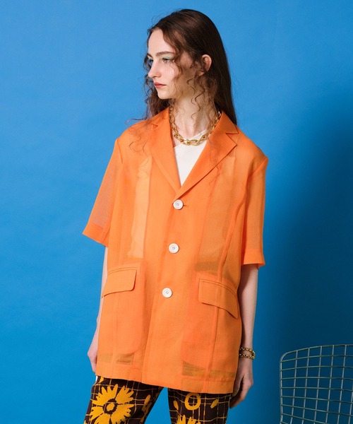 【美品です】Maison Special ジャケット　Free MAISON SPECIAL 「MAISON SPECIAL」 ジャケット FREE オレンジ