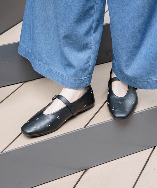 LAKOLE（ラコレ） パンプス スクエアアソートストラップパンプス