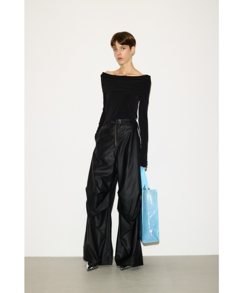 「THROW by SLY」 スラックス 0 ブラウン レディース_画像7