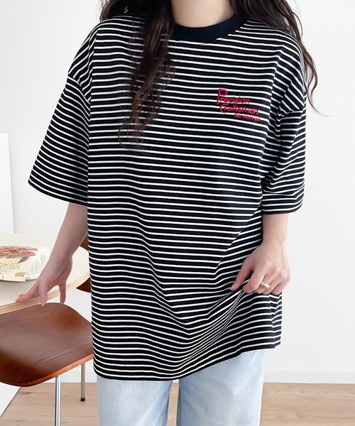 「classicalelf」 半袖Tシャツ MEDIUM チャコールグレー レディース