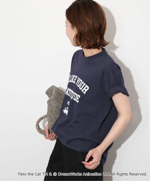 tシャツ 「WEB限定/追加3」BALMYDAYS / バルミーデイズ SLOBE別注 FELIX TEE レディース SLOBE IENA｜《WEB限定/追加3》BALMYDAYS / バルミーデイズ