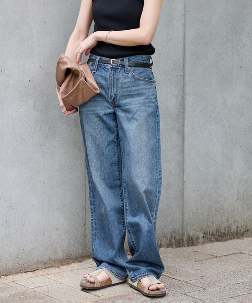 Levi's 「Levi's」 ダメージ加工デニムパンツ 29 ブルー Levi's 「Levi's」 ダメージ加工デニムパンツ 29 ブルー
