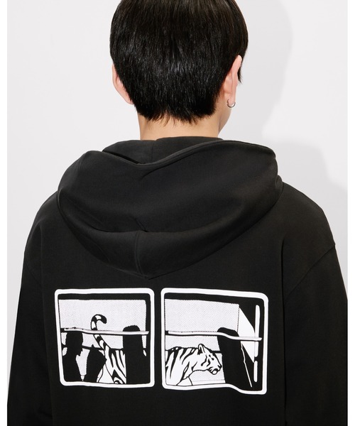 KENZO（ケンゾー） パーカー 'KENZO City' フルジップ コットン フ