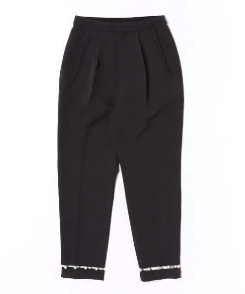 Chesty（チェスティ） スラックス パンツ パールテーパードパンツ