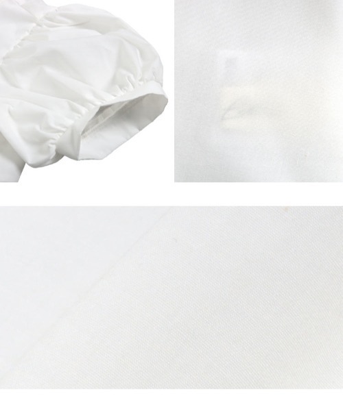 「KOBE LETTUCE」 半袖ブラウス M ホワイト レディース_画像8