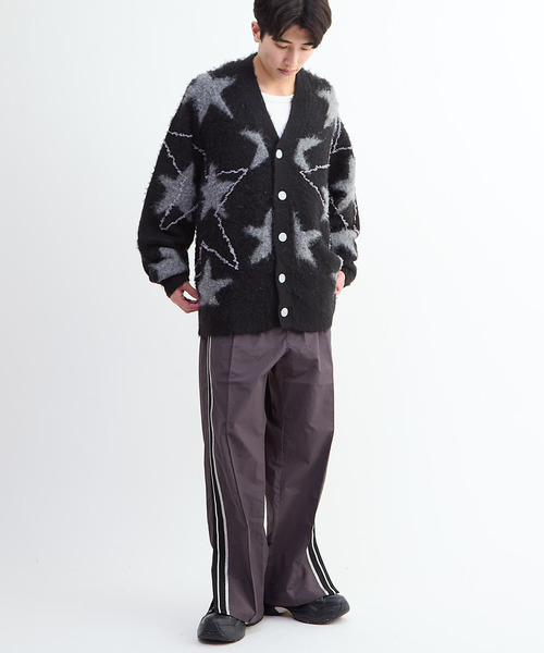 CONVERSE TOKYO パンツ SIDE LINE NYLON TRACK PANTS レディース