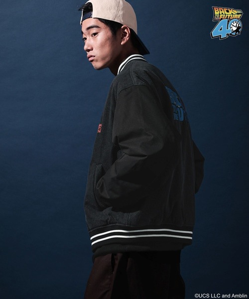 アンスタディード×ニコアンドコラボ【3】Gジャンヒョウ刺繍ベトジャンカバーオール アンスタディード×ニコアンドコラボ【3】Gジャンヒョウ刺繍ベトジャン