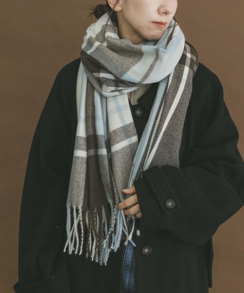 マフラー チェック ストール ITEMS URBANRESEARCH（アイテムズ アーバンリサーチ） マフラー