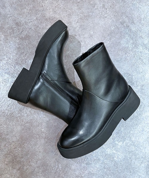 enchanted（エンチャンテッド） ブーツ 「APOM」本革プラットフォーム