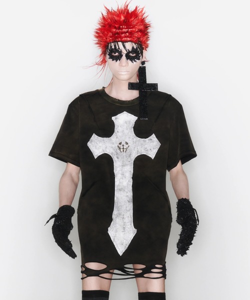 UNIZ tシャツ 「UNIZ」Cross Knight T-Shirt / 「ユニズ」オーバー