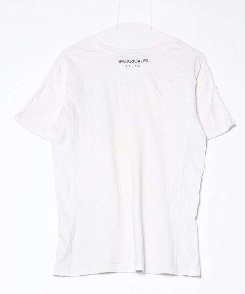 1PIU1UGUALE3 RELAX 半袖Tシャツ L ホワイト メンズ : ZOZOTOWN Yahoo