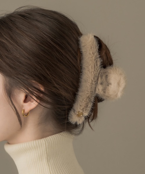 muku ヘアクリップ HAIRCLIP/FAKE FUR : ZOZOTOWN Yahoo!店 - 通販