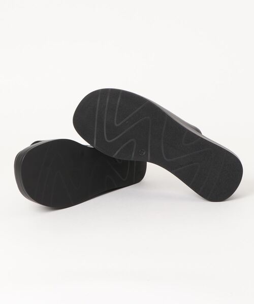 「BONTRE」 「CALZADOS」フラットサンダル 39 ブラック レディース_画像3