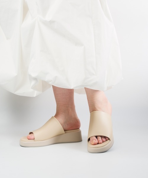 「BONTRE」 「CALZADOS」フラットサンダル 39 ブラック レディース_画像7