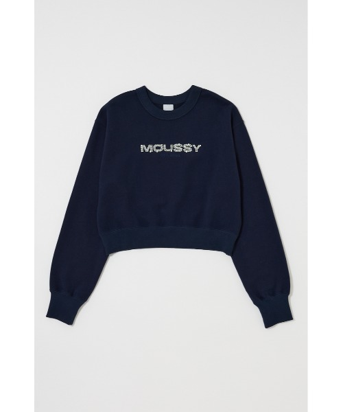 MOUSSY（マウジー） トレーナー スウェット LITTLE POPS LOGO プル