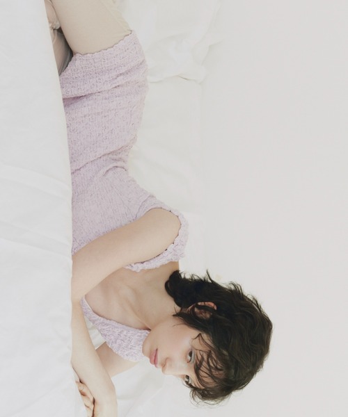 「HONEY MI HONEY」 ノースリーブワンピース FREE ラベンダー レディース_画像2