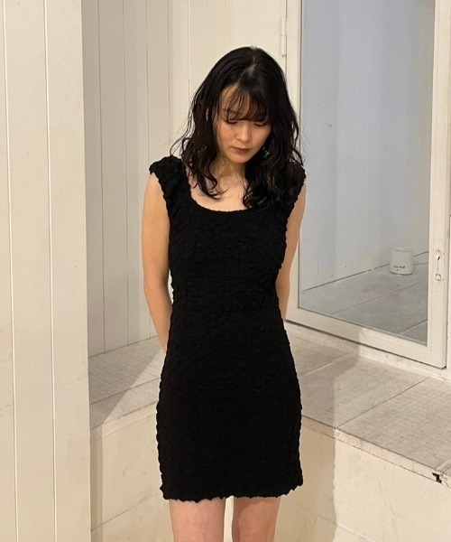 「HONEY MI HONEY」 ノースリーブワンピース FREE ラベンダー レディース_画像4