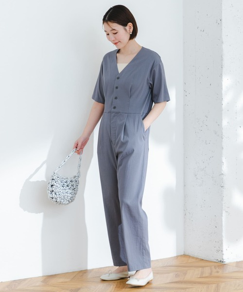 「F by ROSSO」 オールインワン 36 カーキ レディース_画像5