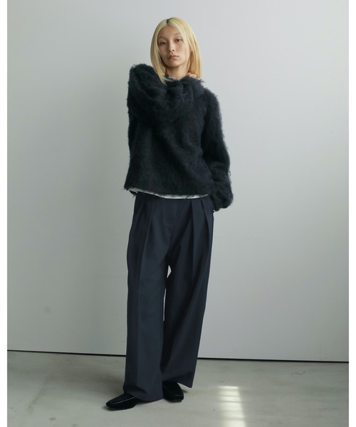 anuke☆パンツ anuke（アンヌーク） パンツ Tuck Wide Pants レディース : ZOZOTOWN