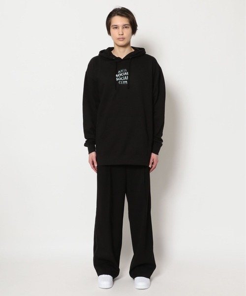 「ANTI SOCIAL SOCIAL CLUB」 プルオーバーパーカー X-LARGE ブラック メンズ_画像4