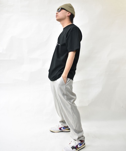 「DOUBLE STEAL」 半袖Tシャツ MEDIUM ダークグリーン メンズ_画像6