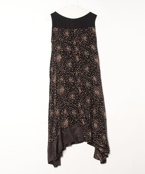 「pas de calais」 ノースリーブワンピース 38 ブラック レディース_画像2