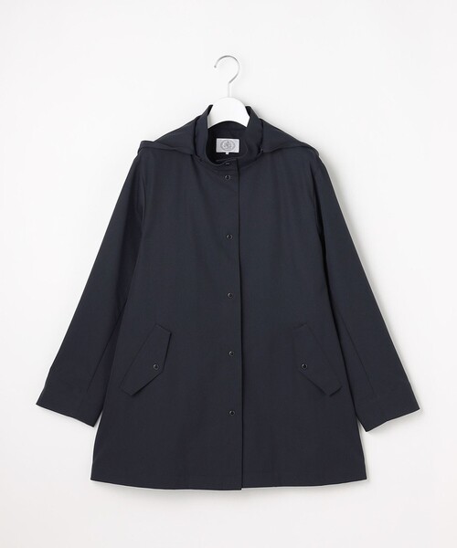 ★今季★極美品 2wayドライツイルストレッチフーデット スプリングコート コート アウター 「春のマストアイテム・2way」ドライツイルストレッチ