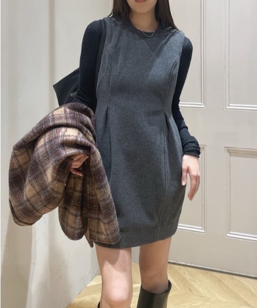 STYLEMIXER（スタイルミキサー） ワンピース ウールミニワンピース
