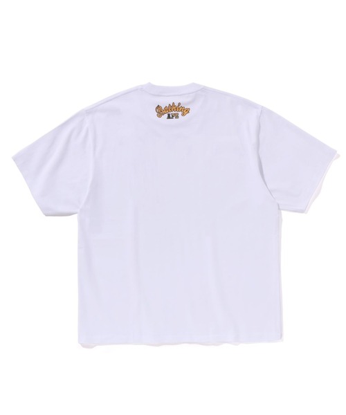 「A BATHING APE」 半袖Tシャツ LARGE ブラック メンズの画像