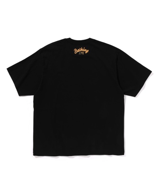 「A BATHING APE」 半袖Tシャツ LARGE ブラック メンズの画像