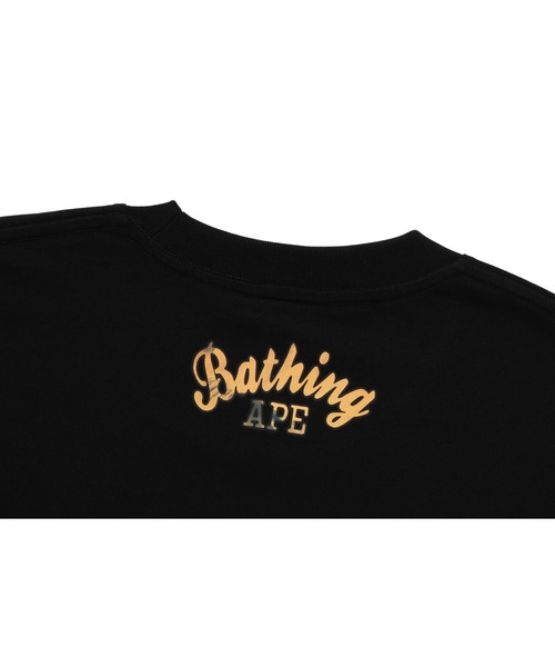 「A BATHING APE」 半袖Tシャツ LARGE ブラック メンズの画像