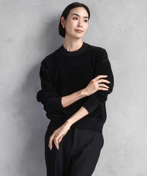 MICHEL KLEIN（ミッシェルクラン） ニット セーター モールプル