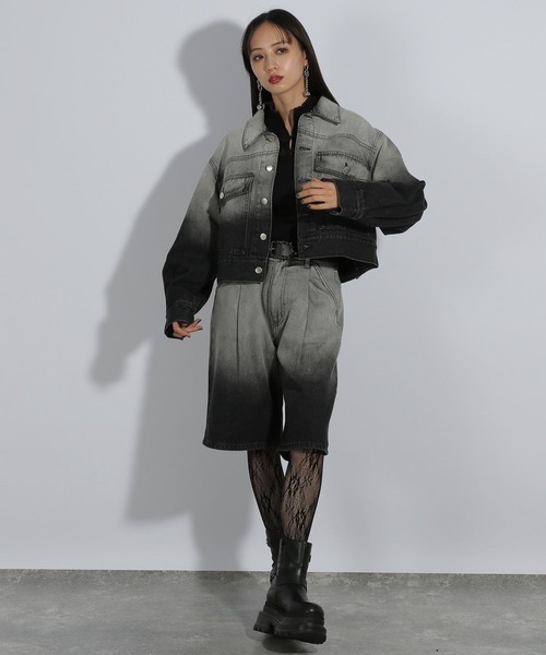 「HARE」 長袖ニット FREE ブラック レディース_画像9