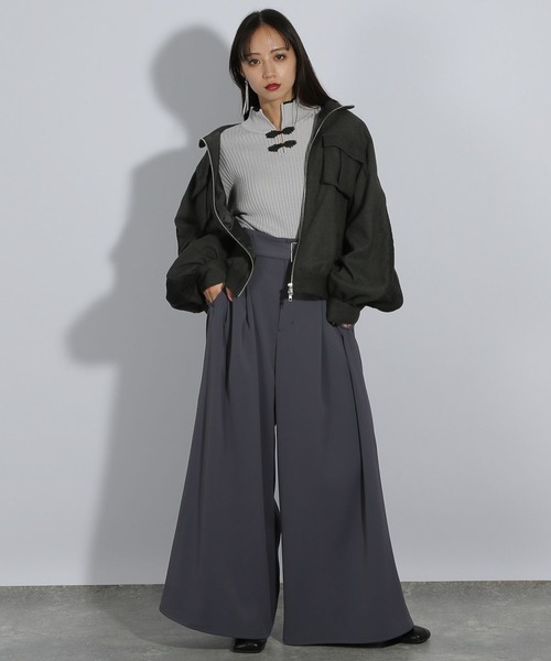 「HARE」 長袖ニット FREE ブラック レディース_画像10