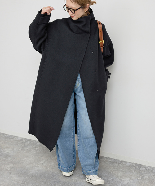 スピックアンドスパン オーバーサイズピーコート 最終価格】スピックアンドスパン オーバーサイズPコート - メルカリ