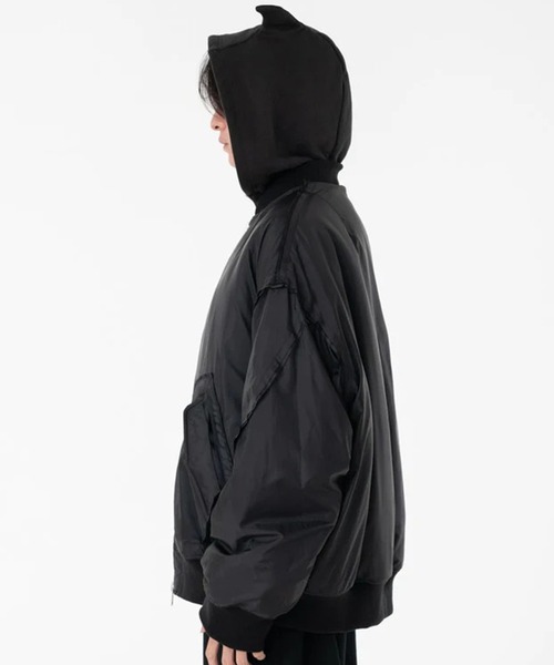 ジャケット・アウター DISCOVERED 23AW MA-1 DISCOVERED(ディスカバード) CROCHET SLEEVE MA-1ボンバージャケットDC