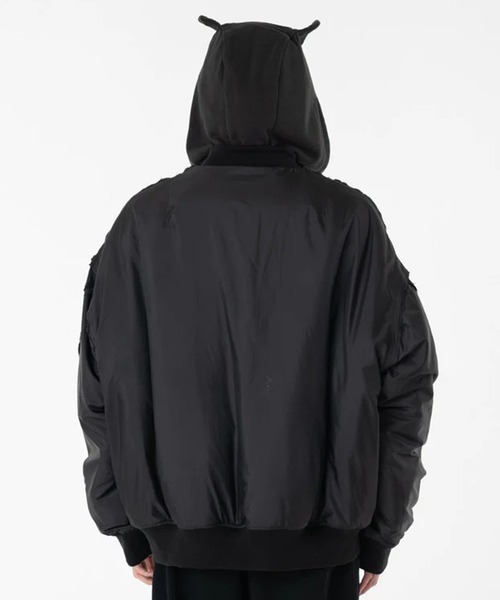 ma1 ma-1 「DISCOVERED/ディスカバード」DEVILS EAR HOODIE DOWN MA-1 メンズの画像