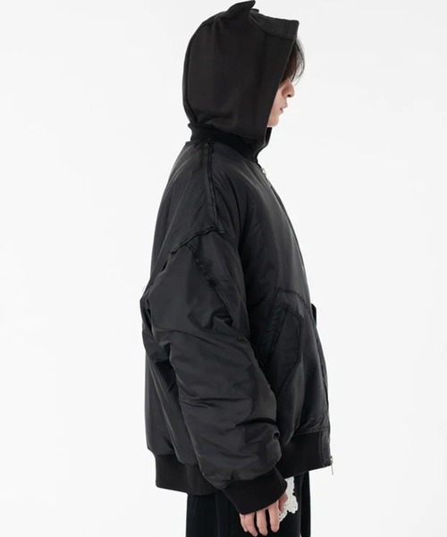 ma1 ma-1 「DISCOVERED/ディスカバード」DEVILS EAR HOODIE DOWN MA-1 メンズの画像