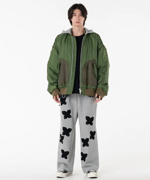 ma1 ma-1 「DISCOVERED/ディスカバード」DEVILS EAR HOODIE DOWN MA-1 メンズの画像