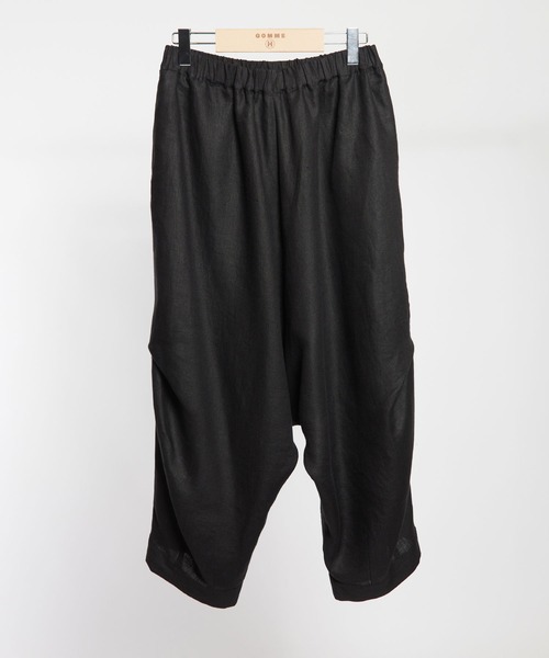 GOMME HOMME ゴムオム 新品メンズキリカエサルエルパンツ M 日本製 GOMME HOMME（ゴムオム） サルエルパンツ MEDIUM ブラック メンズ