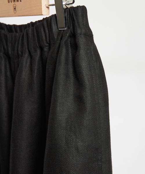 GOMME HOMME（ゴムオム） サルエルパンツ MEDIUM ブラック メンズ