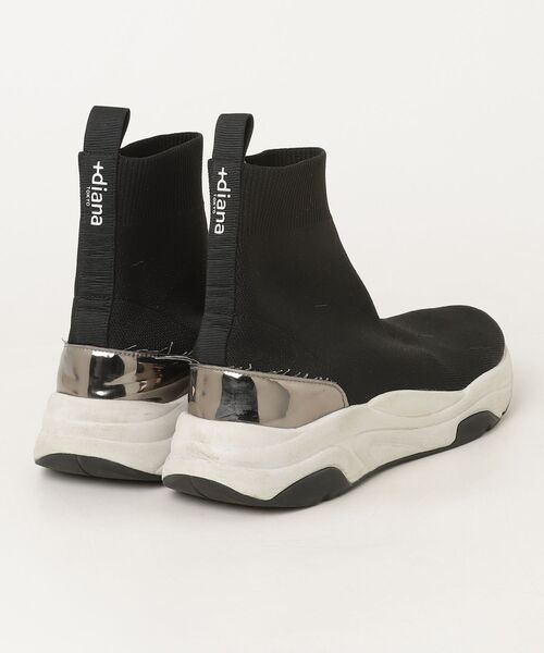 diana（プラスダイアナ） スリッポン 24 ブラック レディース