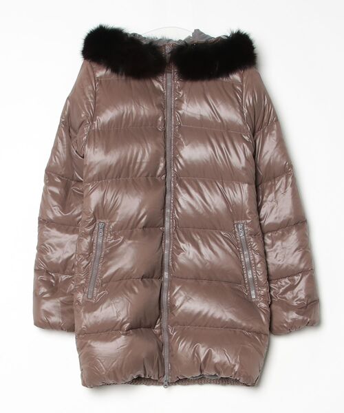 DUVETICA（デュベティカ） ダウンコート 40 ブラウン レディース