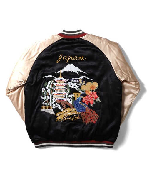 HOUSTON（ヒューストン） スカジャン MEDIUM ネイビー メンズ