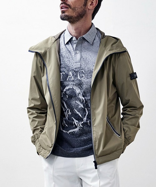 「g-stage」 ブルゾン 50 ベージュ メンズ_画像6