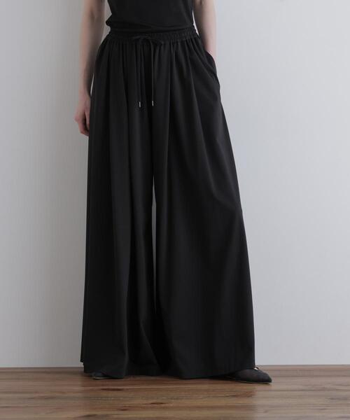 LE PHIL（ル フィル） ワイドパンツ パンツ コンパクトギャザーワイド