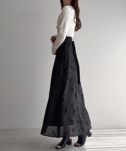 「JUNOAH」 ドッキングワンピース MEDIUM ブラック レディース_画像5